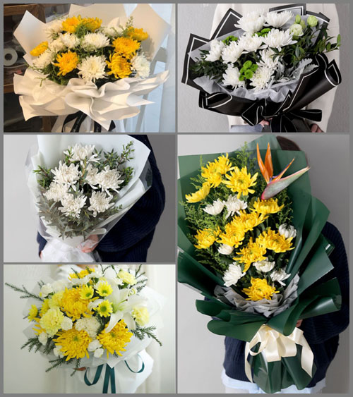 贵州贵阳乌当区高新社区服务中心 白事花束代送